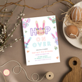 Hop on Over Birthday Invitation