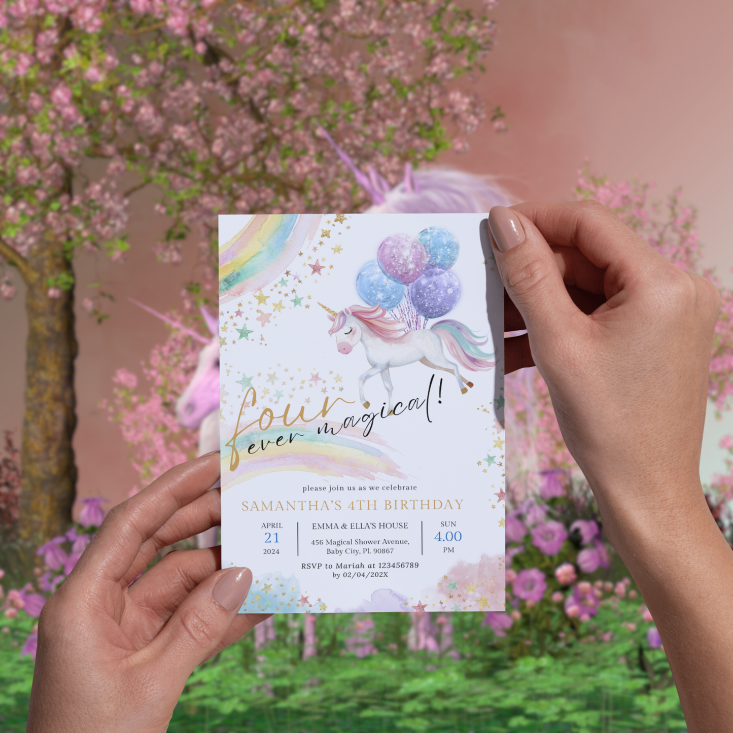 Four Ever Magical Invitation