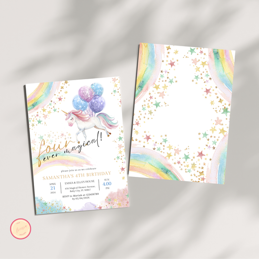 Four Ever Magical Invitation