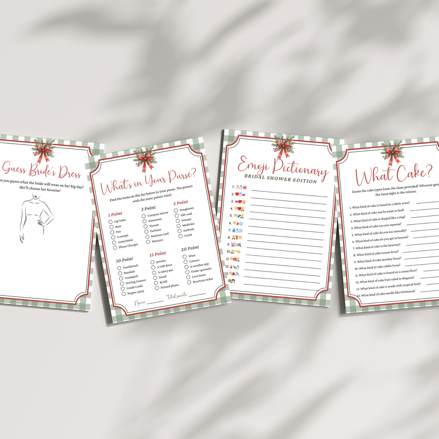 Christmas Bridal Shower Games #1