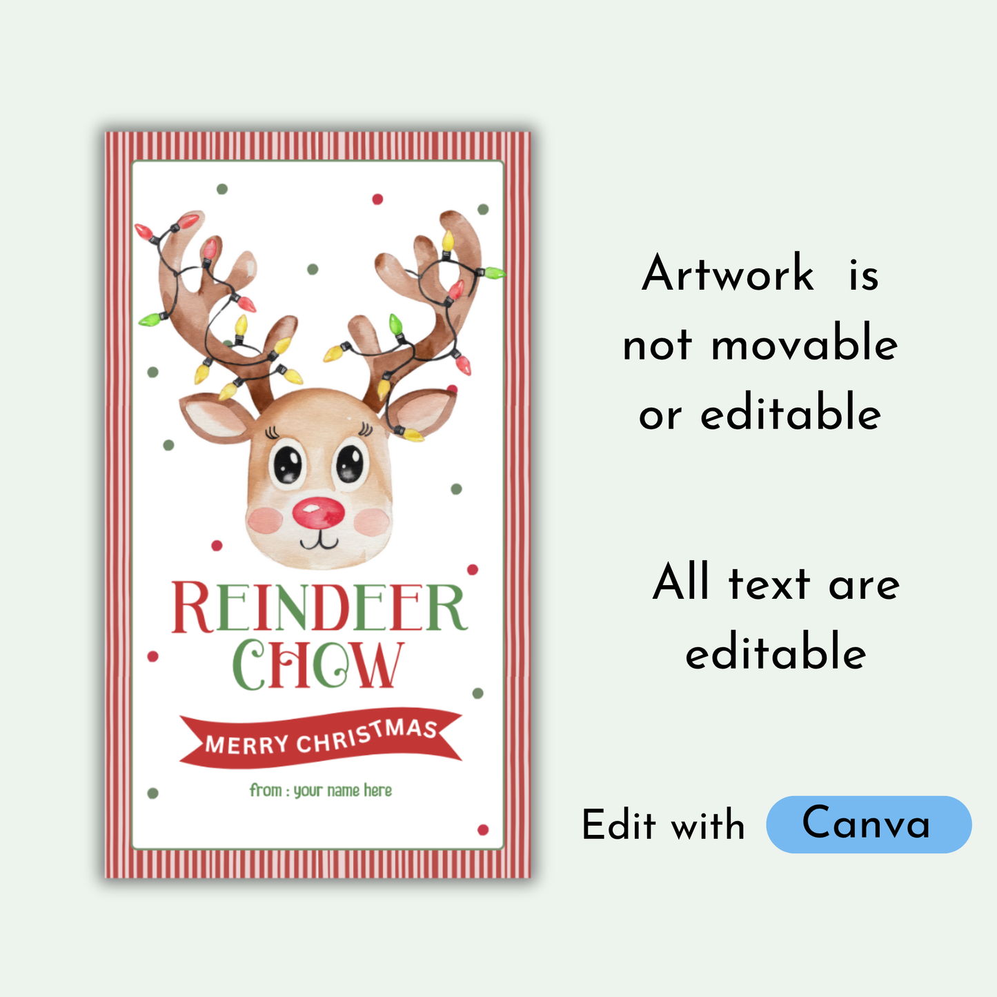 Set of 8 Christmas Gift Tags