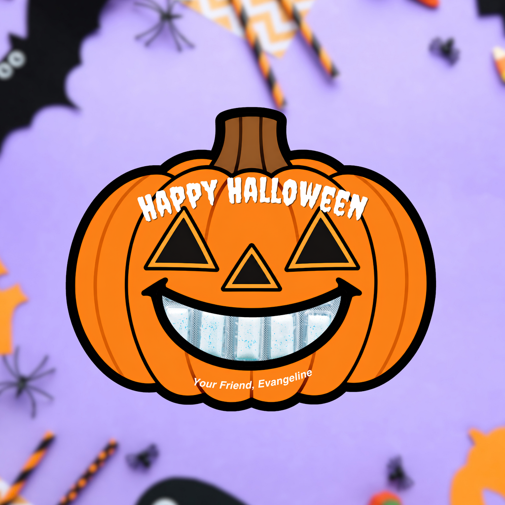 Pumpkin Chewing Gum Holder
