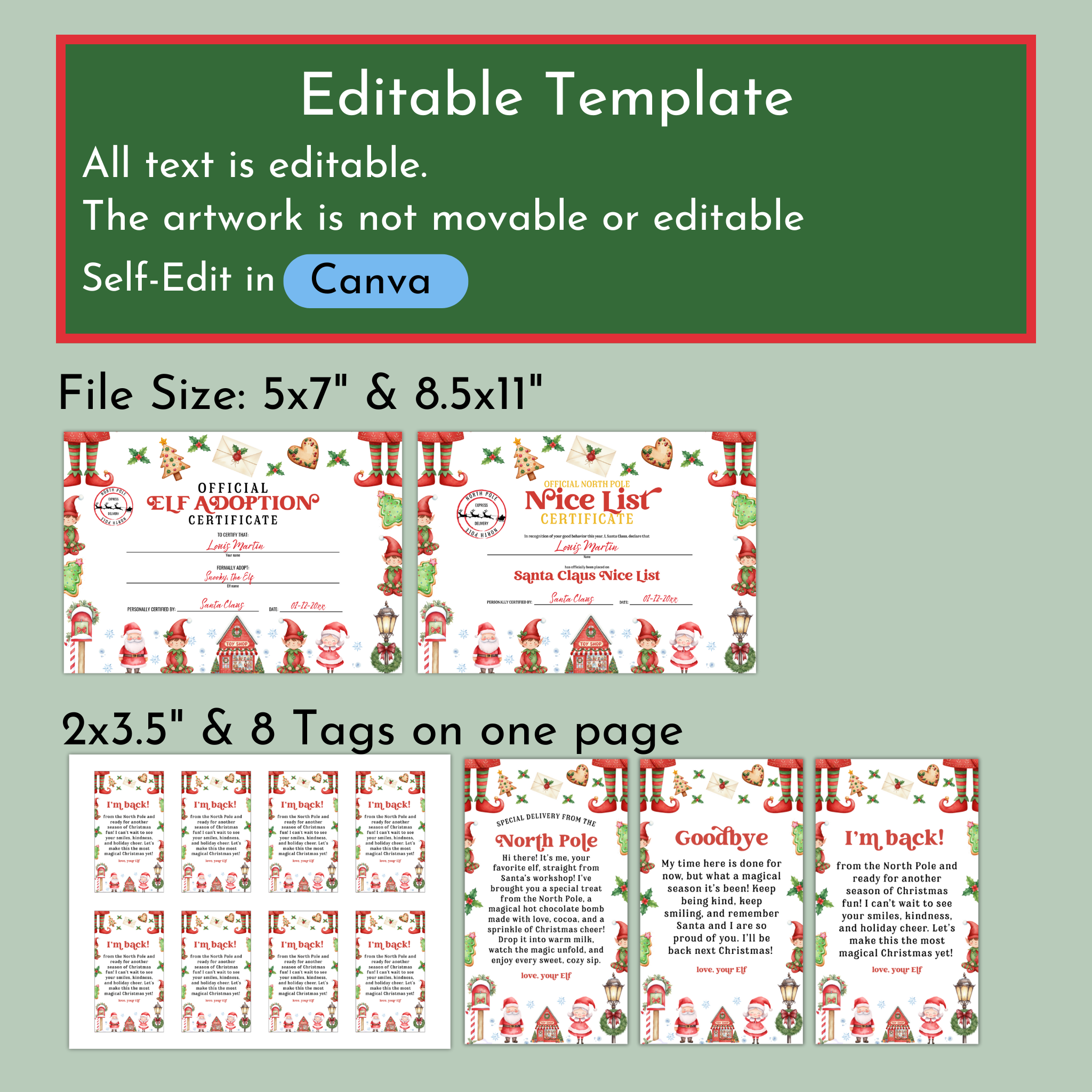 Elf Activity Bundle 01