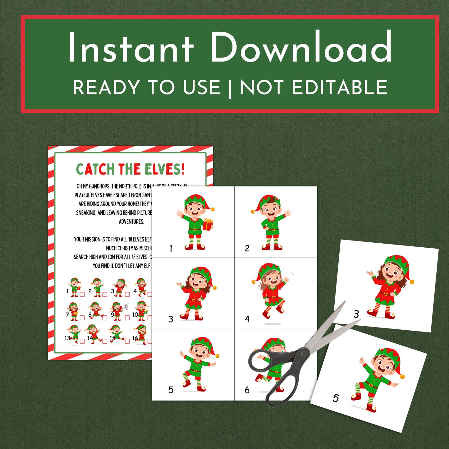 Cacth the Elves | Scavenger Hunt