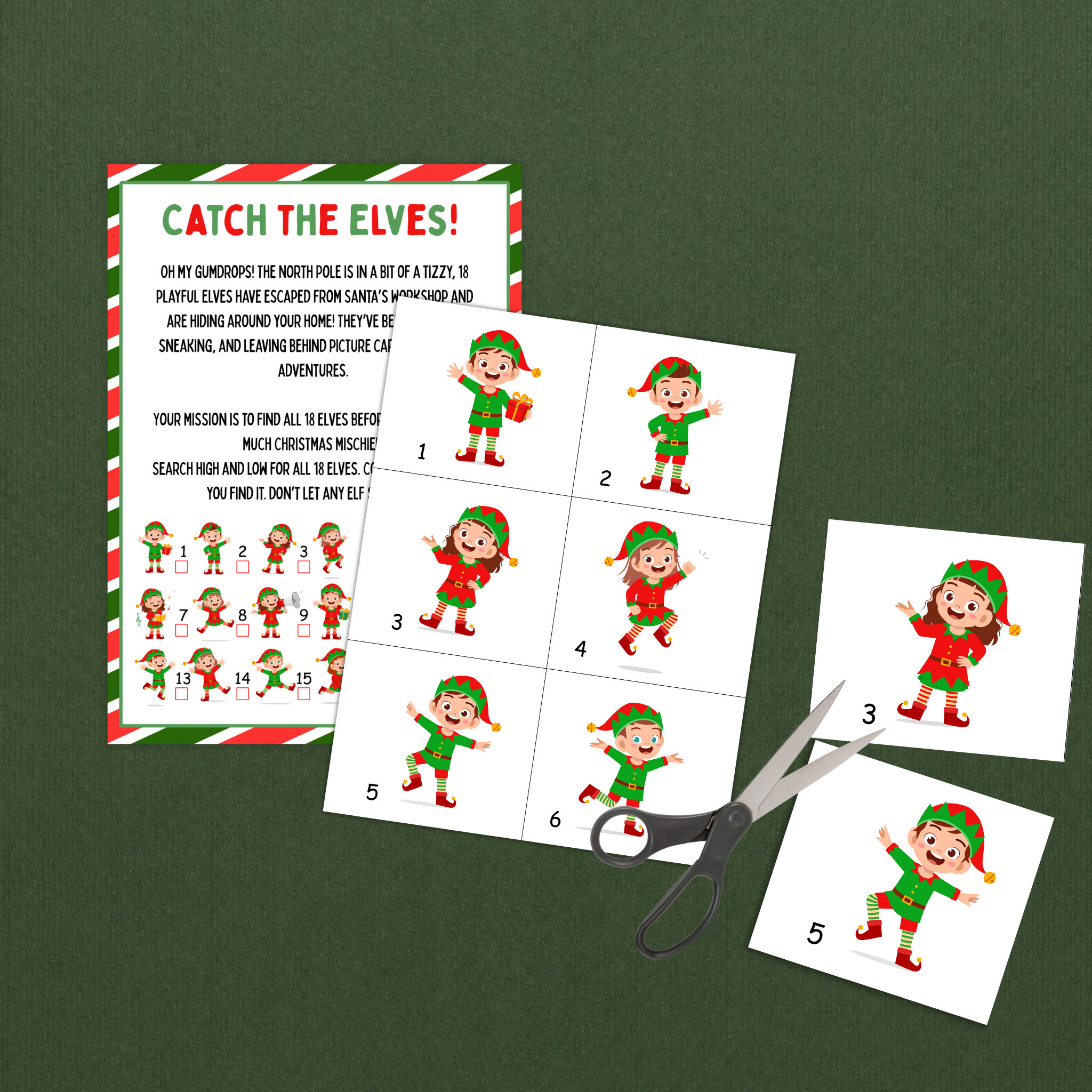 Catch the Elves | Scavenger Hunt