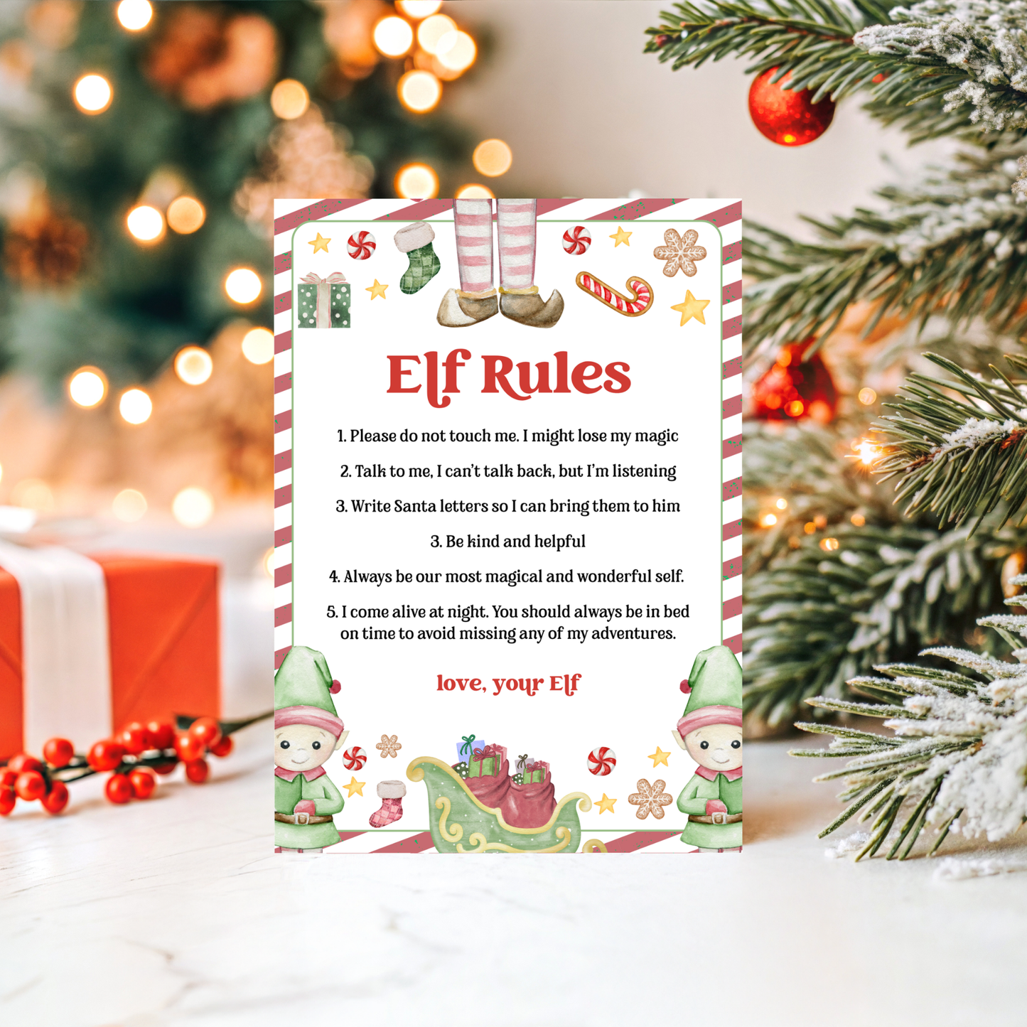 Christmas Elf Magic Rules