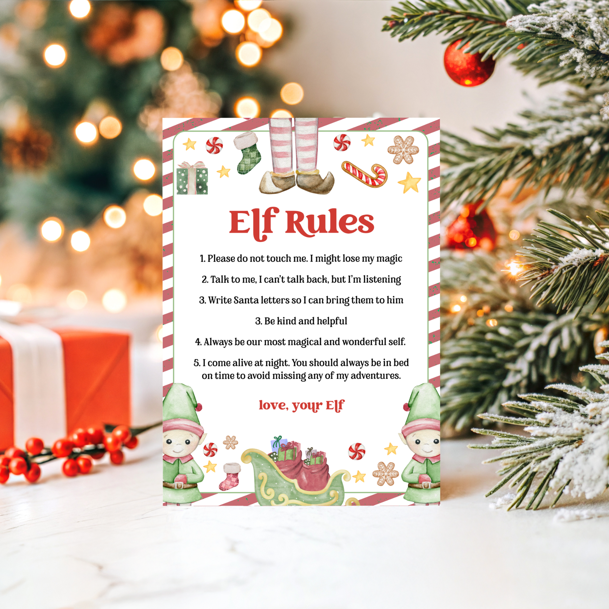 Christmas Elf Magic Rules