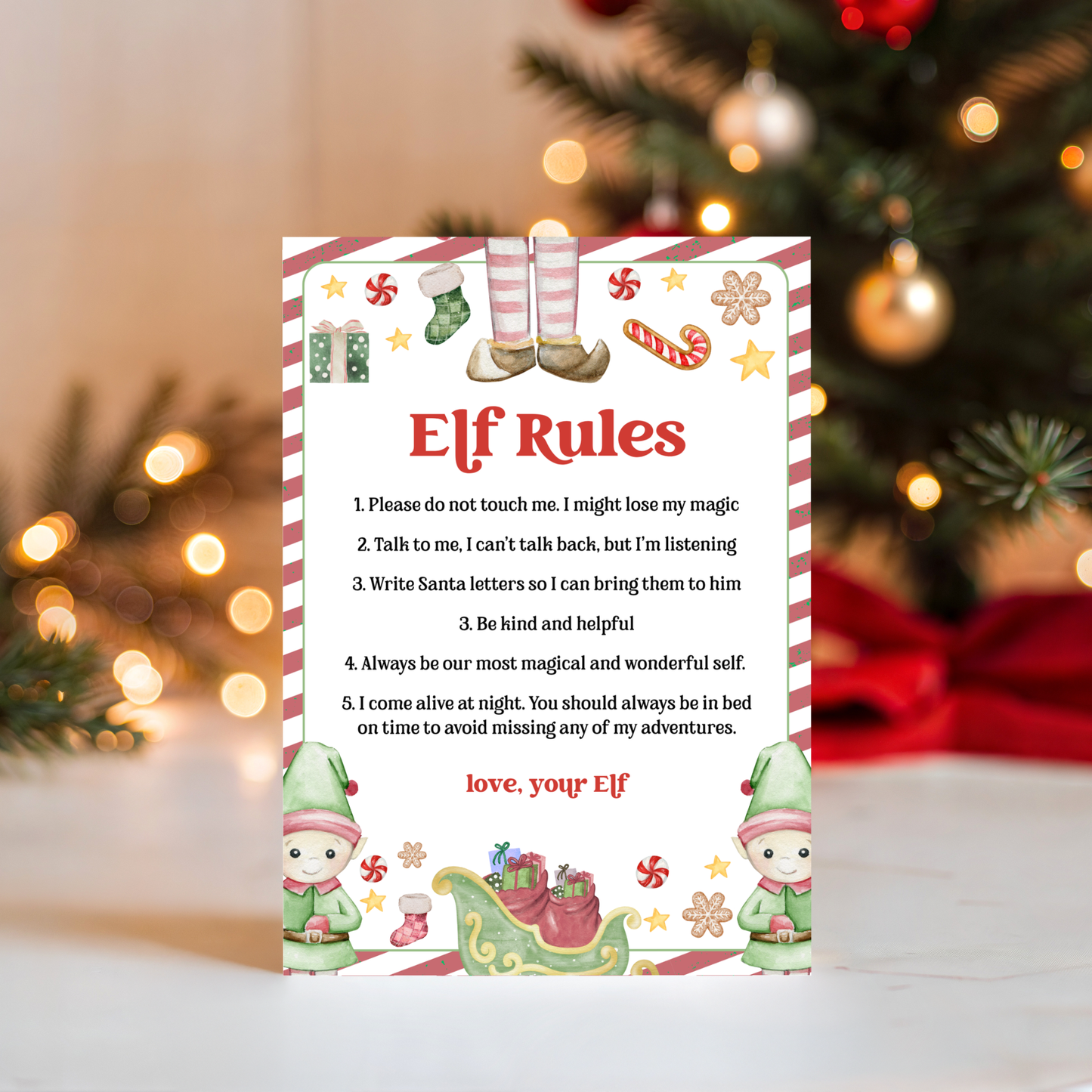 Christmas Elf Magic Rules
