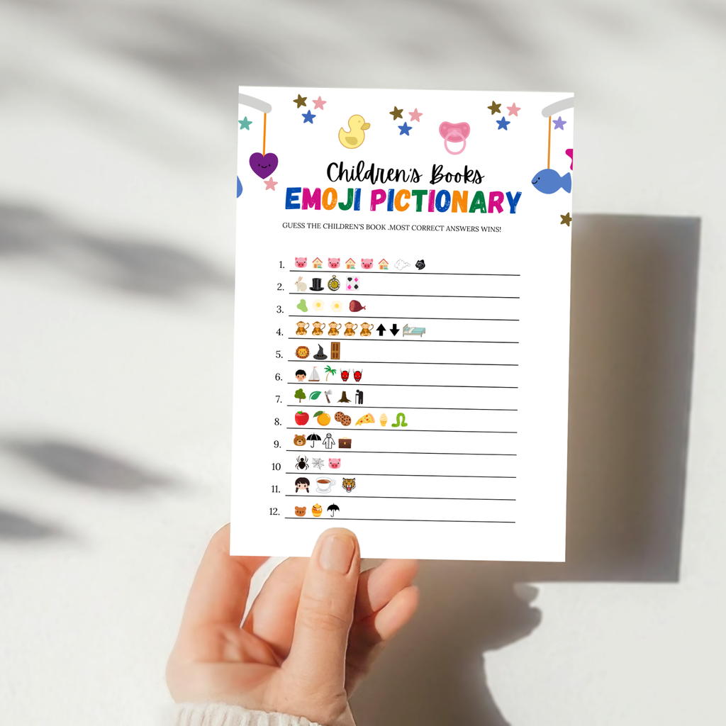 Children's Book Emoji Game