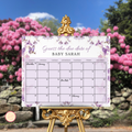 Enchanted Baby Due Date Calendar Game Template