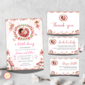 A Little Fairy is on Her Way Baby Shower Invitation Set