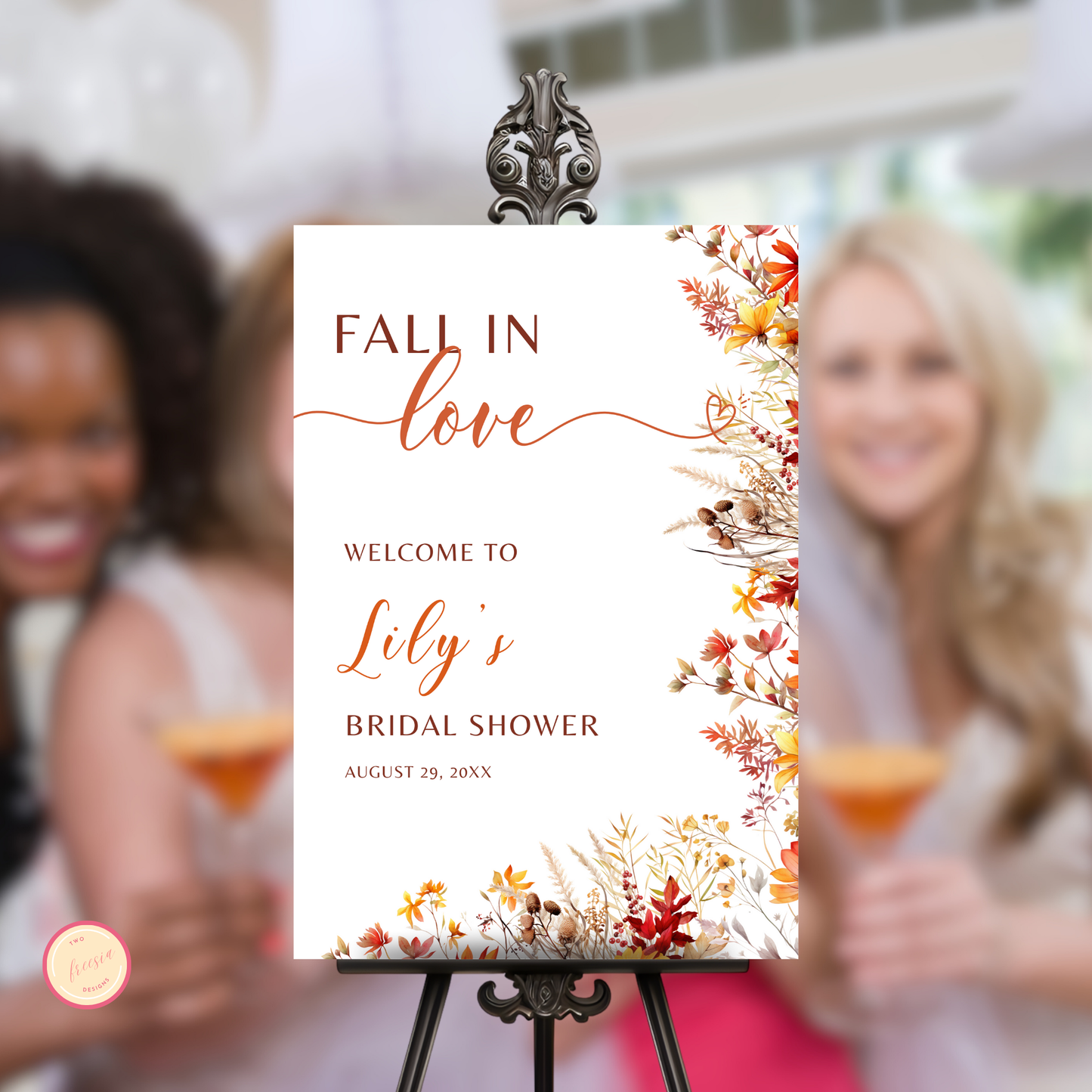 Fall Bridal Shower Welcome Sign #1