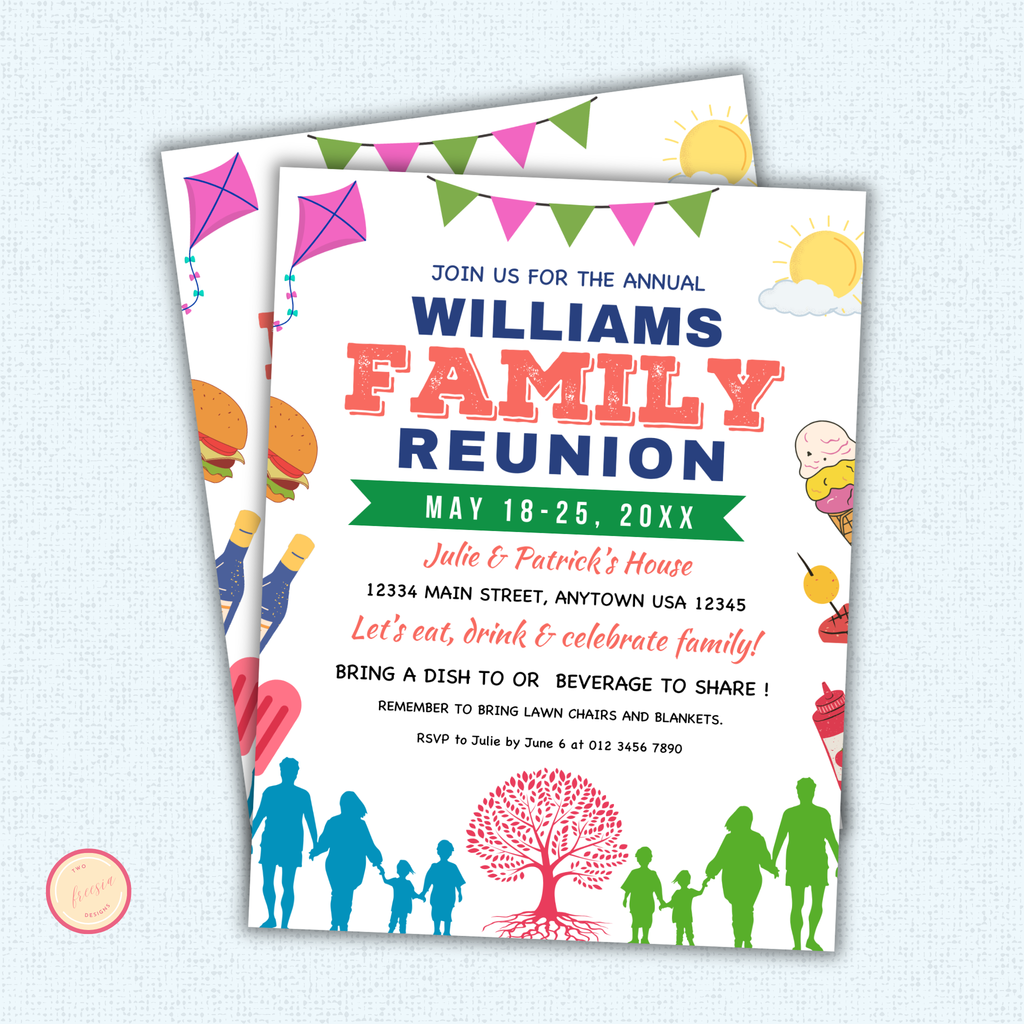 Family Reunion Flyer Template