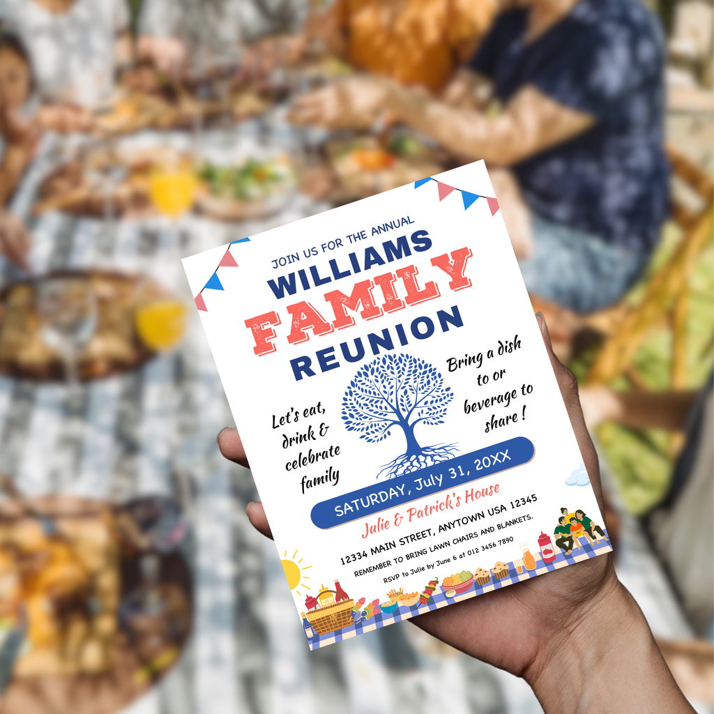 Editable Family Reunion Flyer