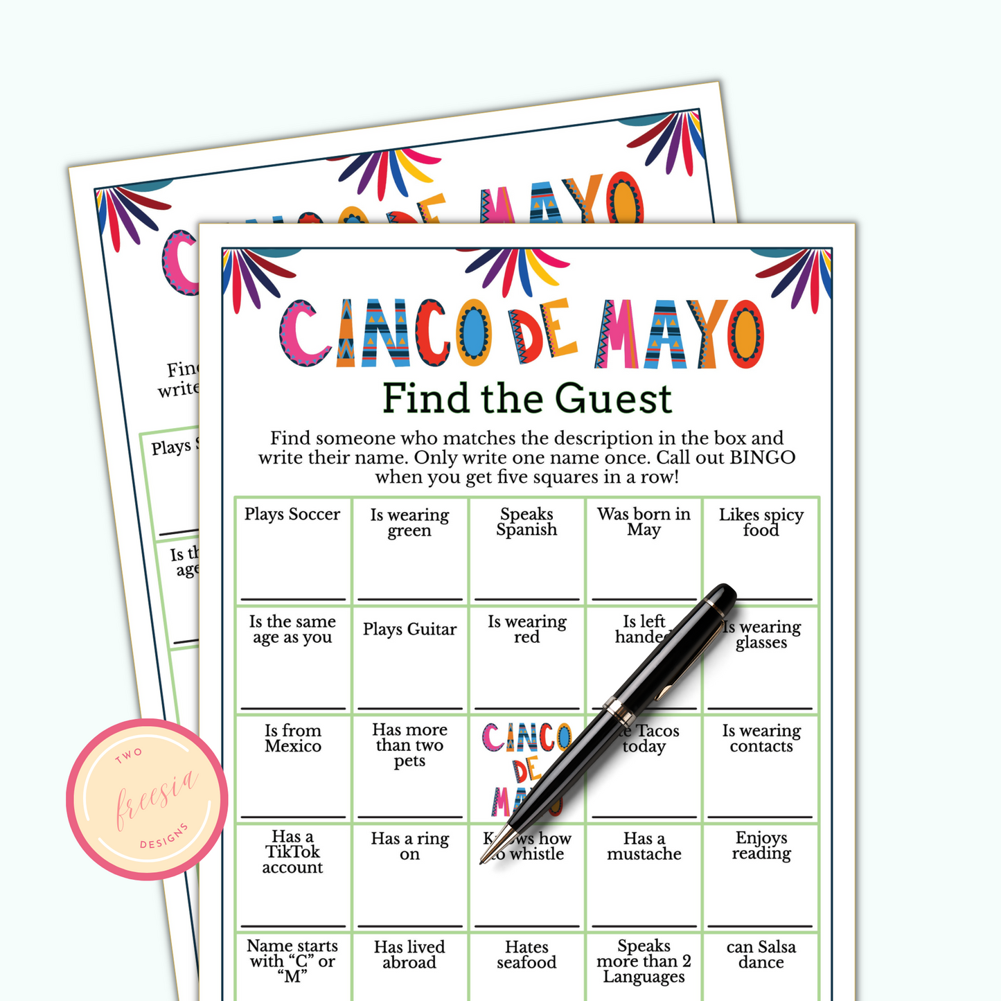 Find the Guest Game - Cinco de Mayo