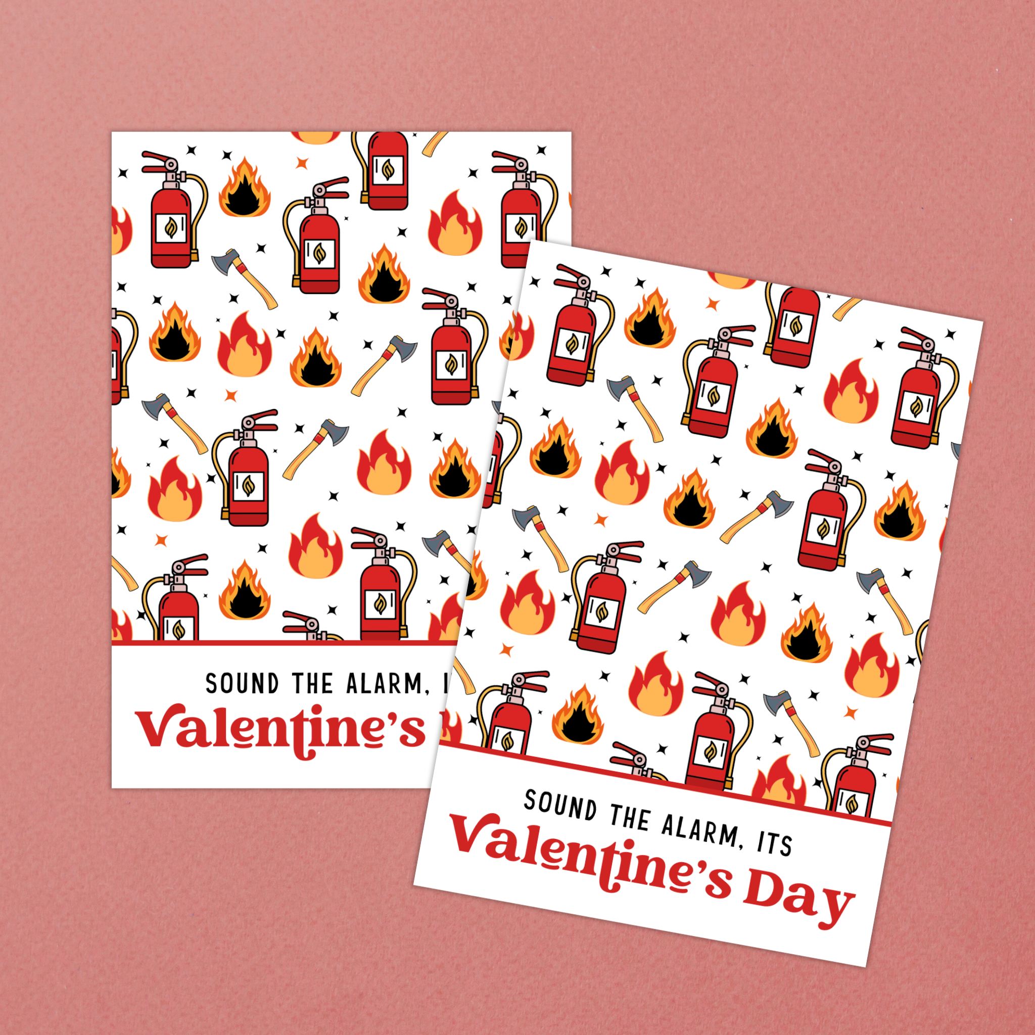 Firefighter Cookie Card