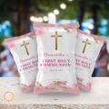 1st Holy Communion Chip Bag- Pink