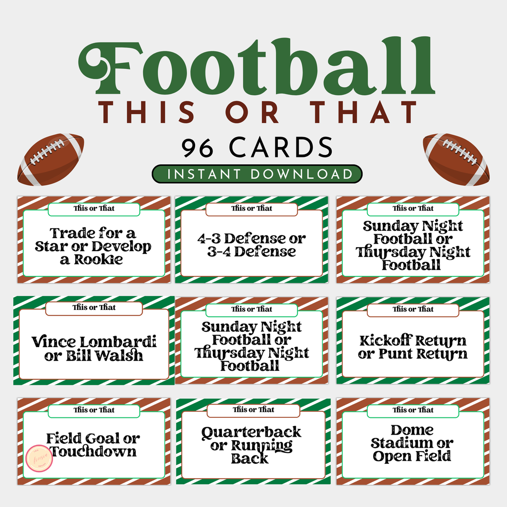 Football This or That Game