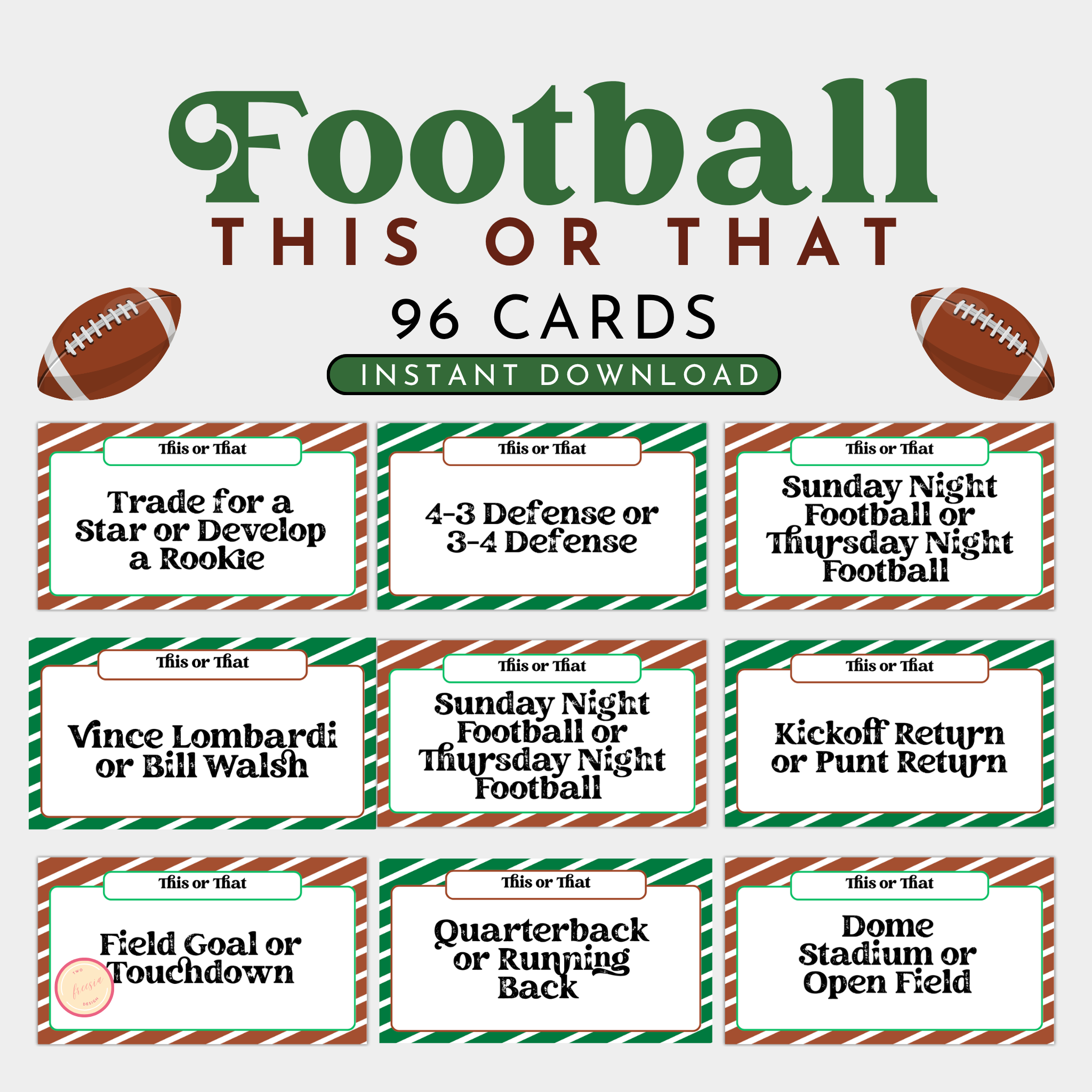 Football This or That Game