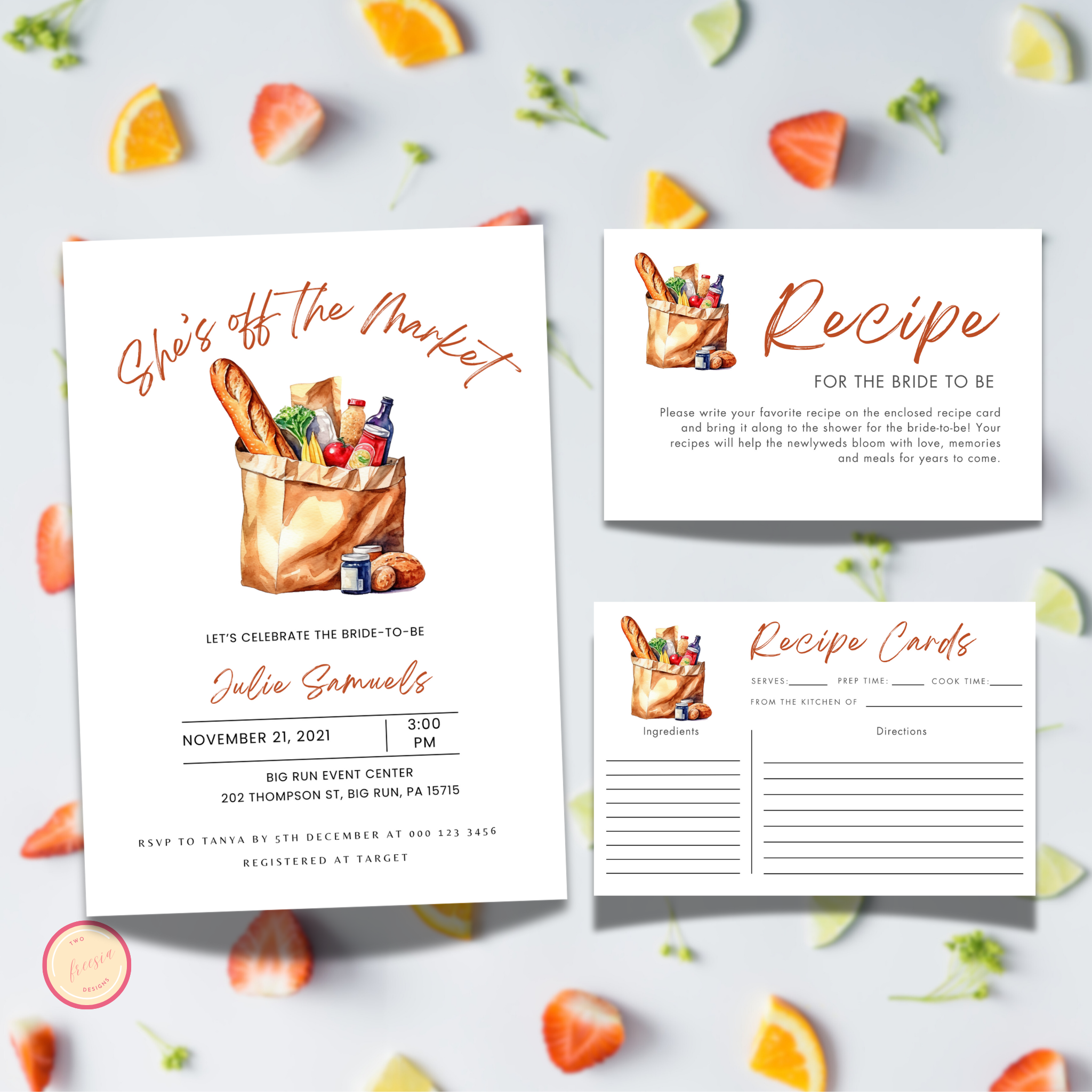 She's Off the Market Invitation Bundle
