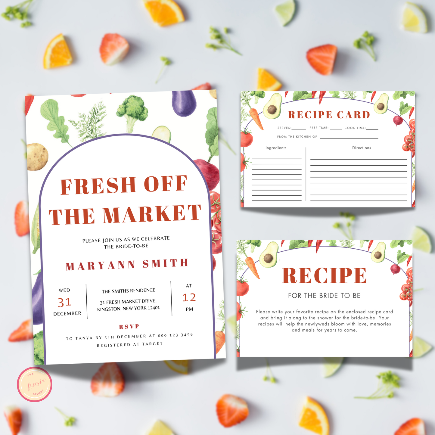 Fresh Off The Market Invitation Bundle