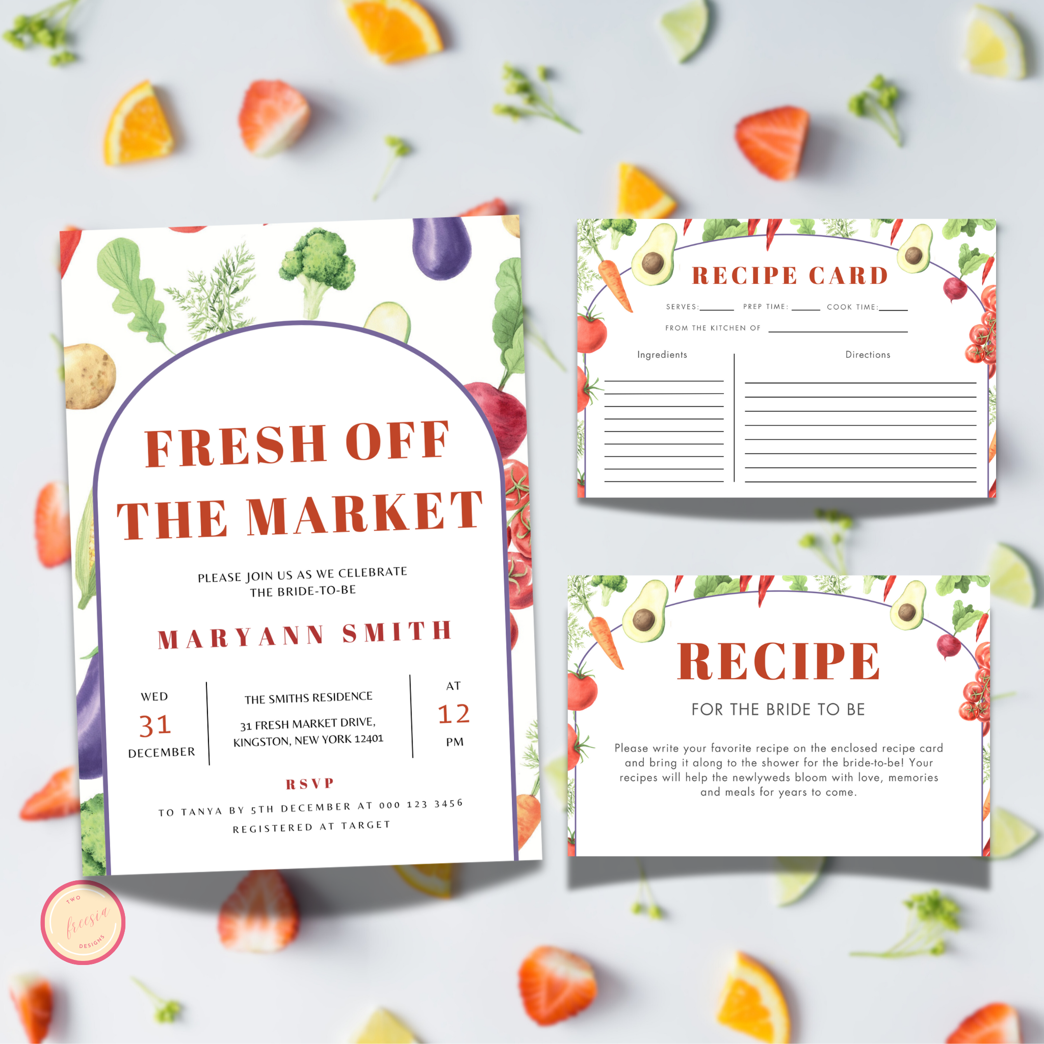 Fresh Off The Market Invitation Bundle