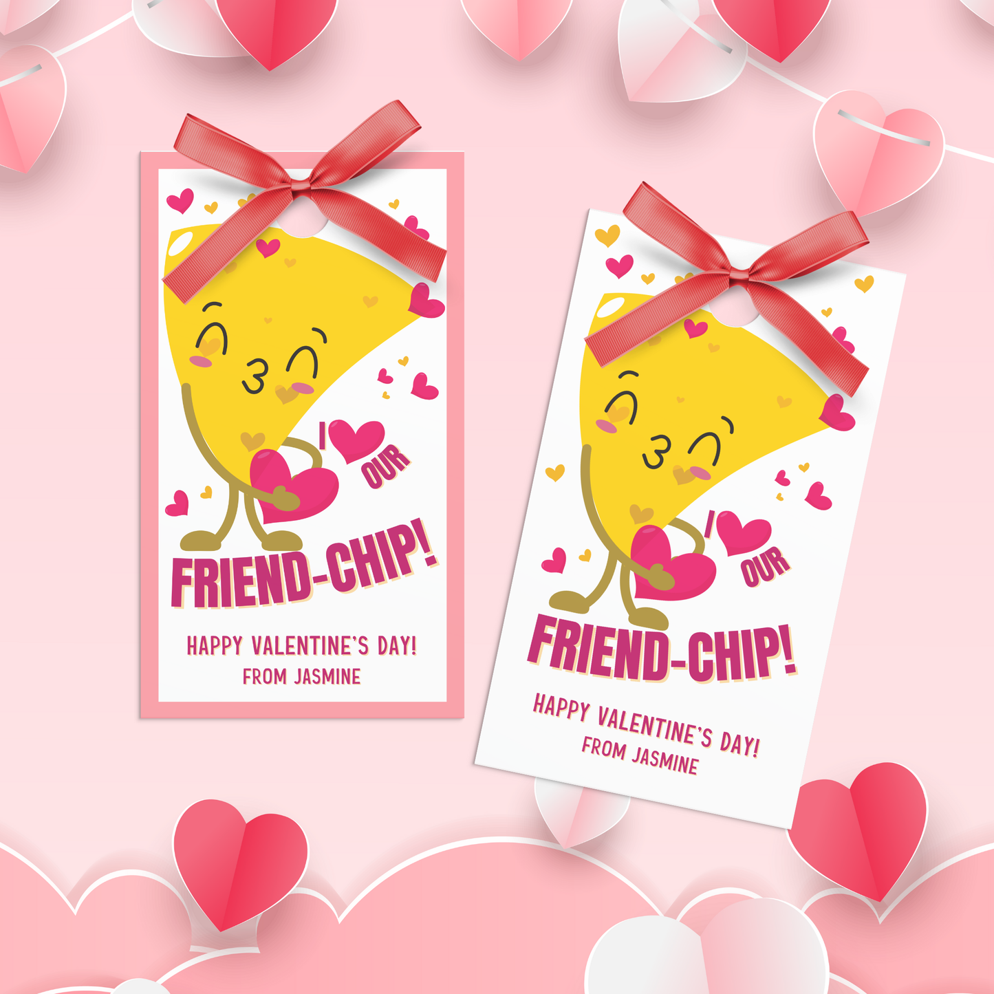 Valentine's Friend-Chip Treat Tag