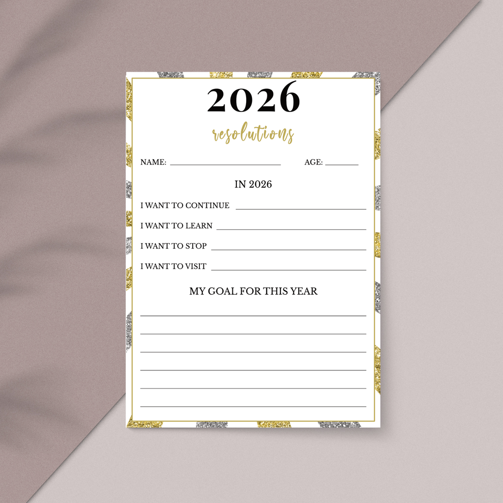 2026 New Year Resolution Game