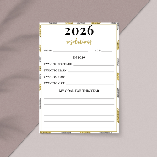 2026 New Year Resolution Game