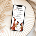 Girls Night Mobile Invitation