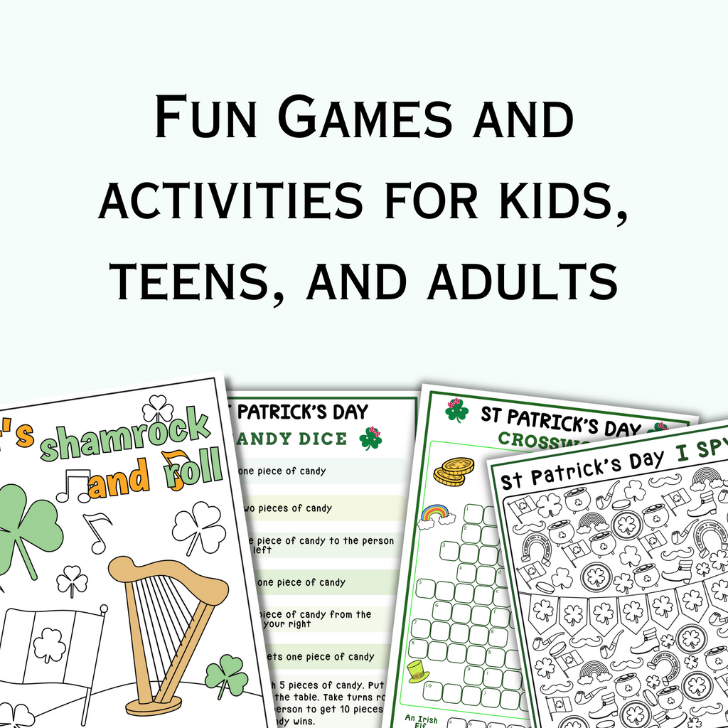 St Patrick's Day Game and Activity Bundle