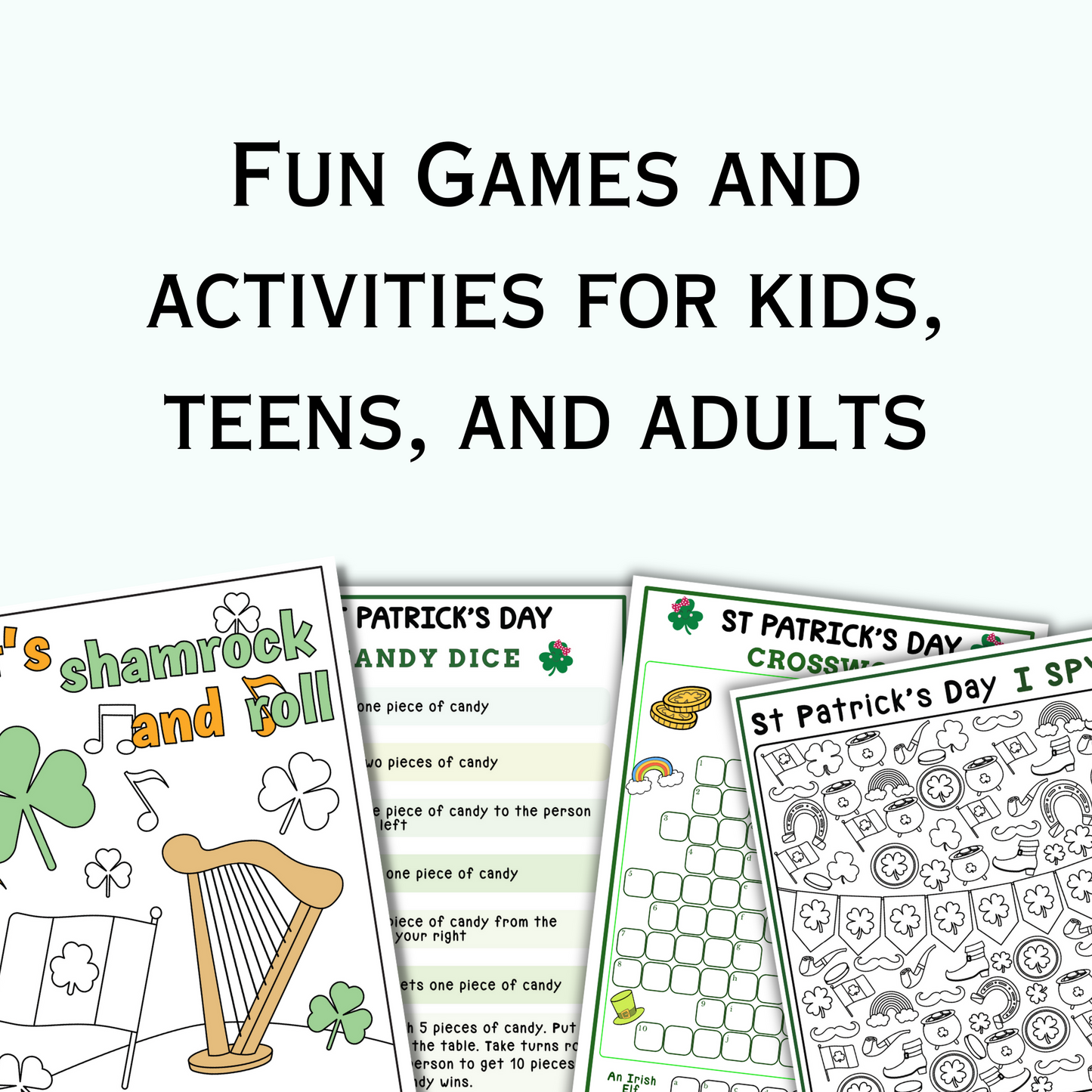 St Patrick's Day Game and Activity Bundle