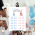 Gender Reveal Voting Sign Template
