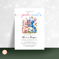 Gender Reveal Invitation Template