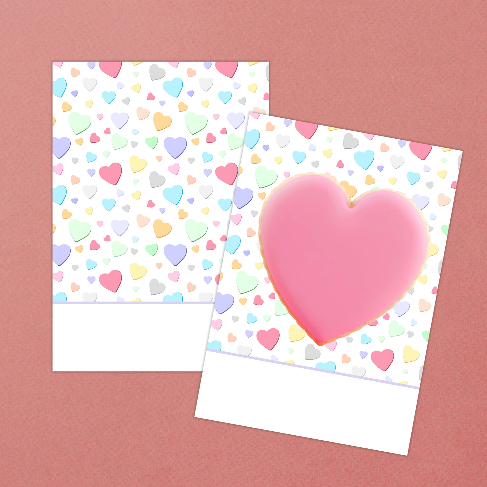 Valentine Cookie Card