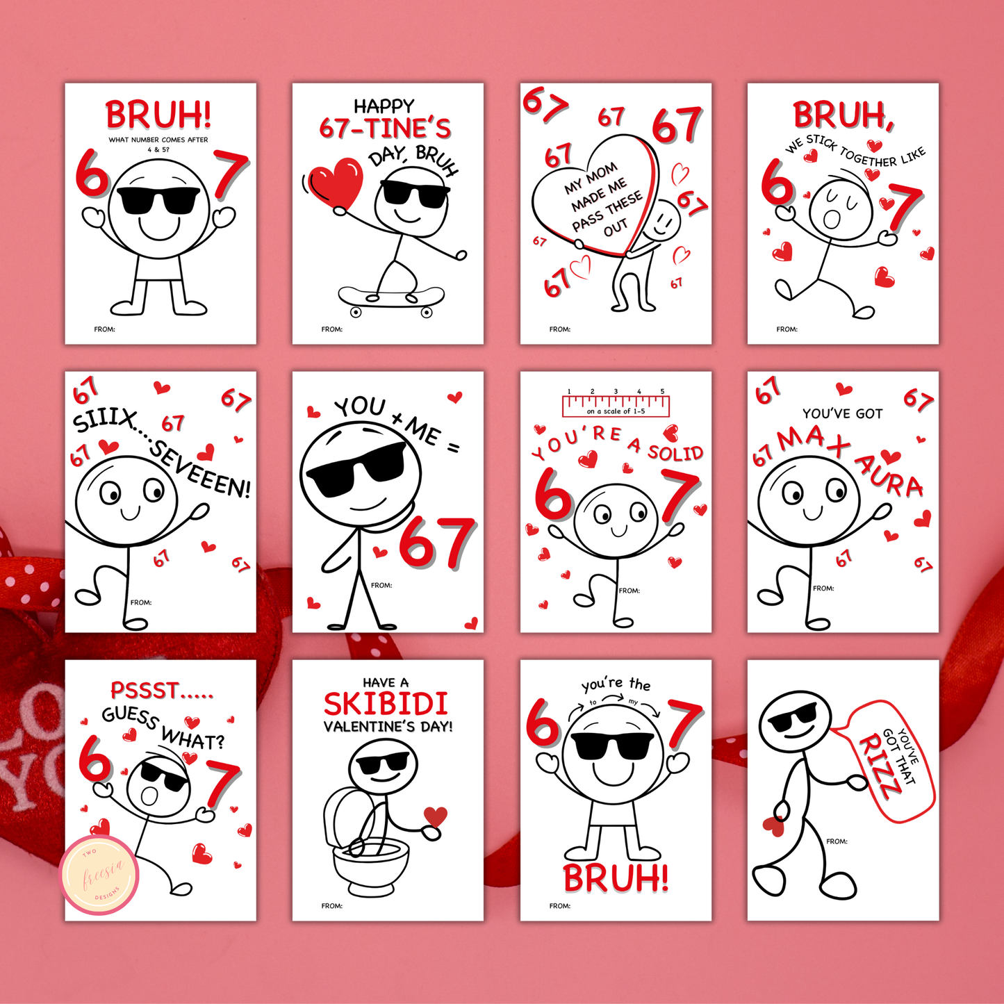 67 Valentine Cards