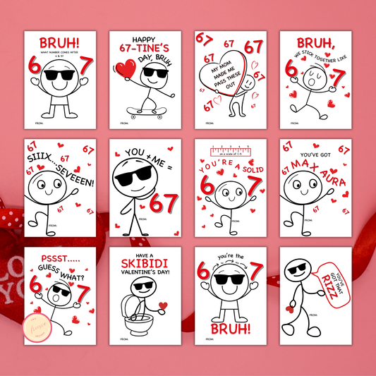 67 Valentine Cards