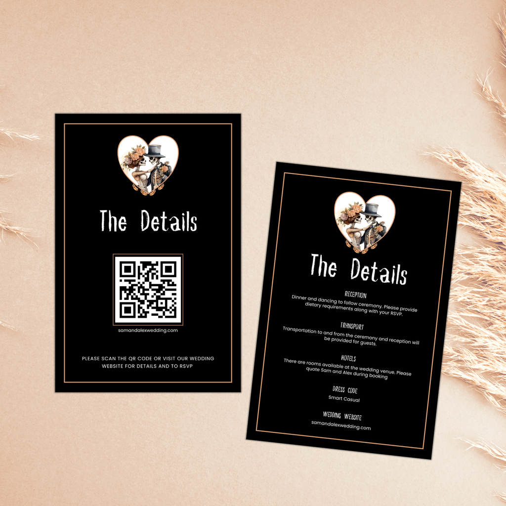 Gothic Wedding Invitation Bundle