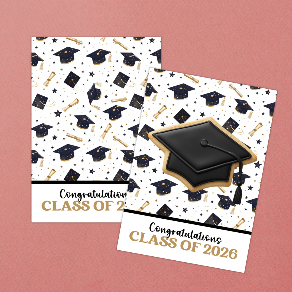 2026 Graduation Cookie Card