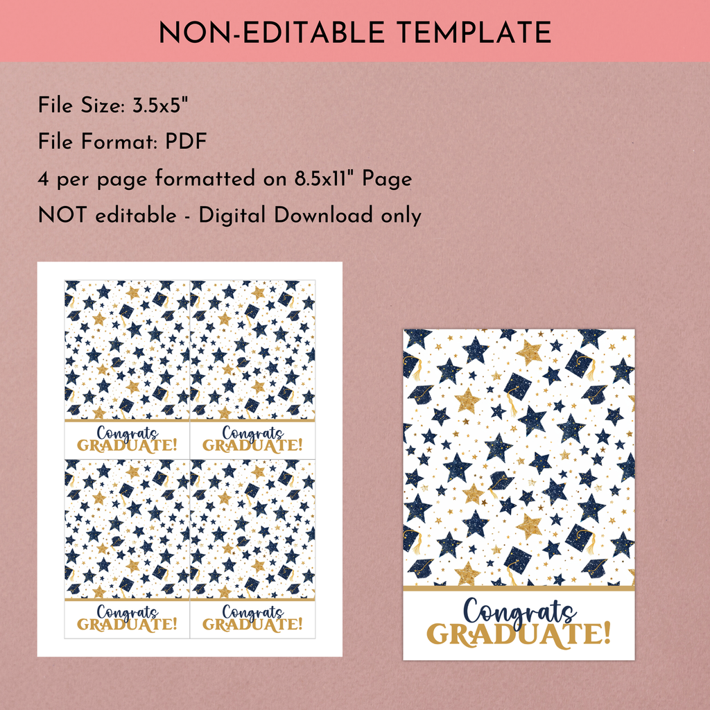 Graduation Cookie Card