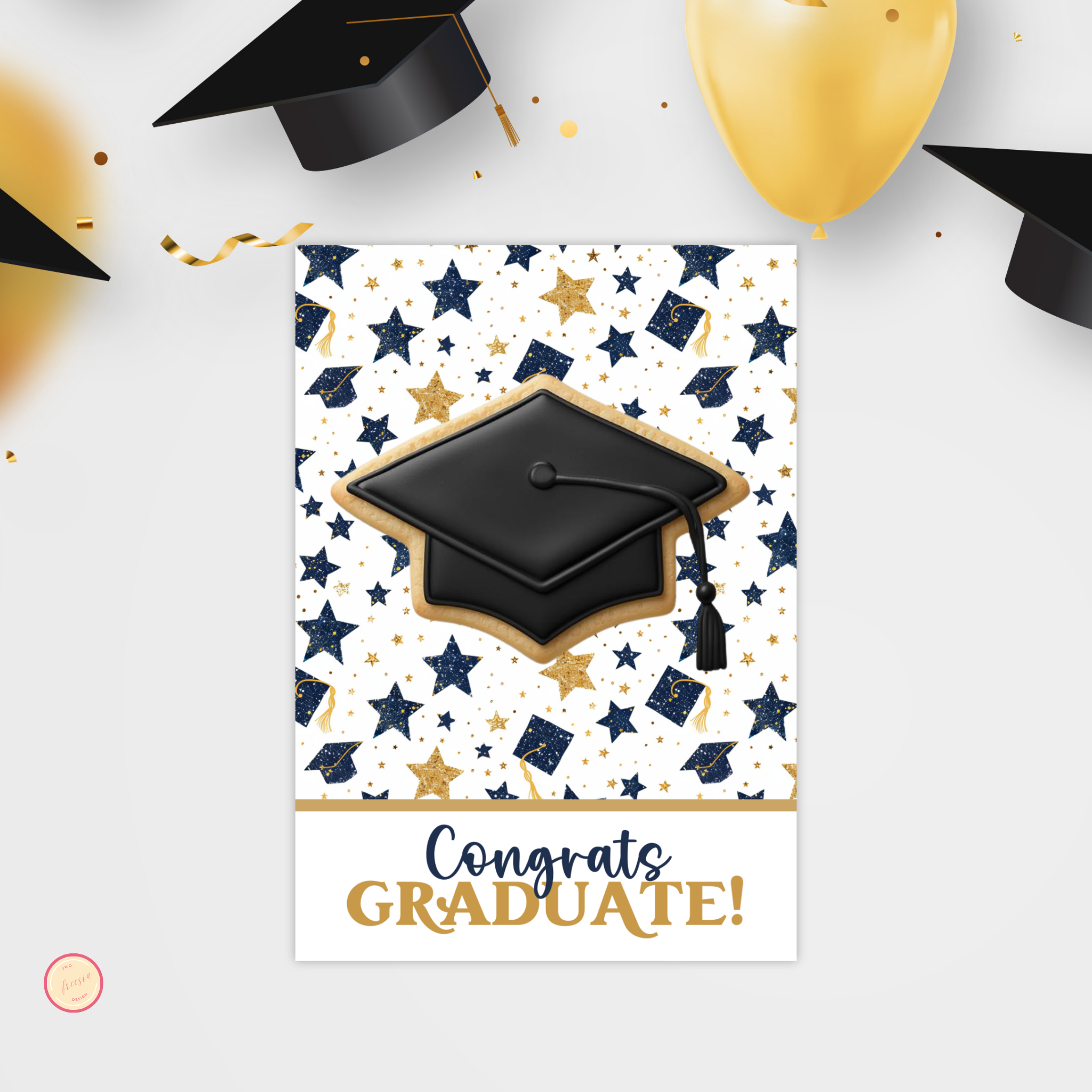 Graduation Cookie Card