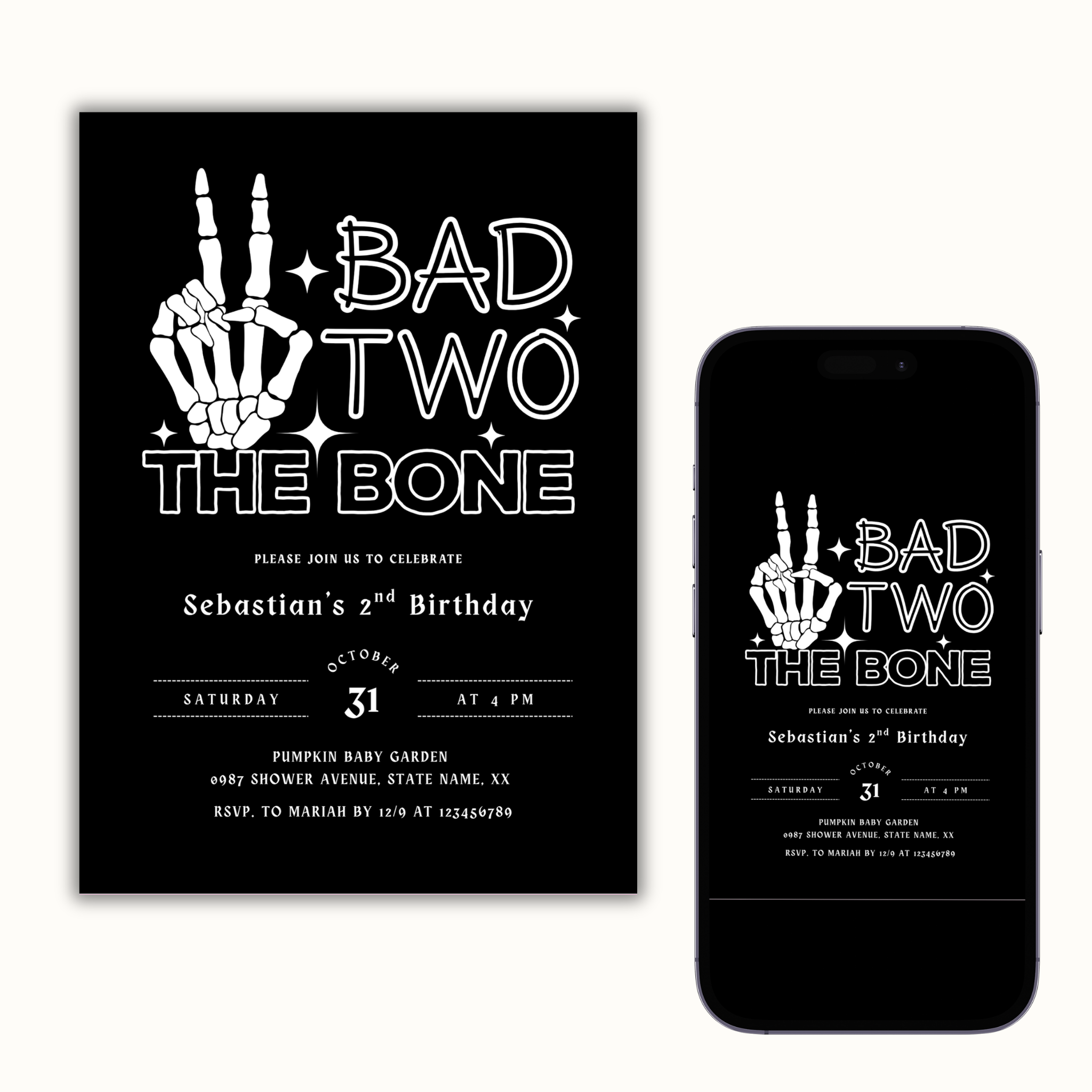 Bad Two the Bone | Black