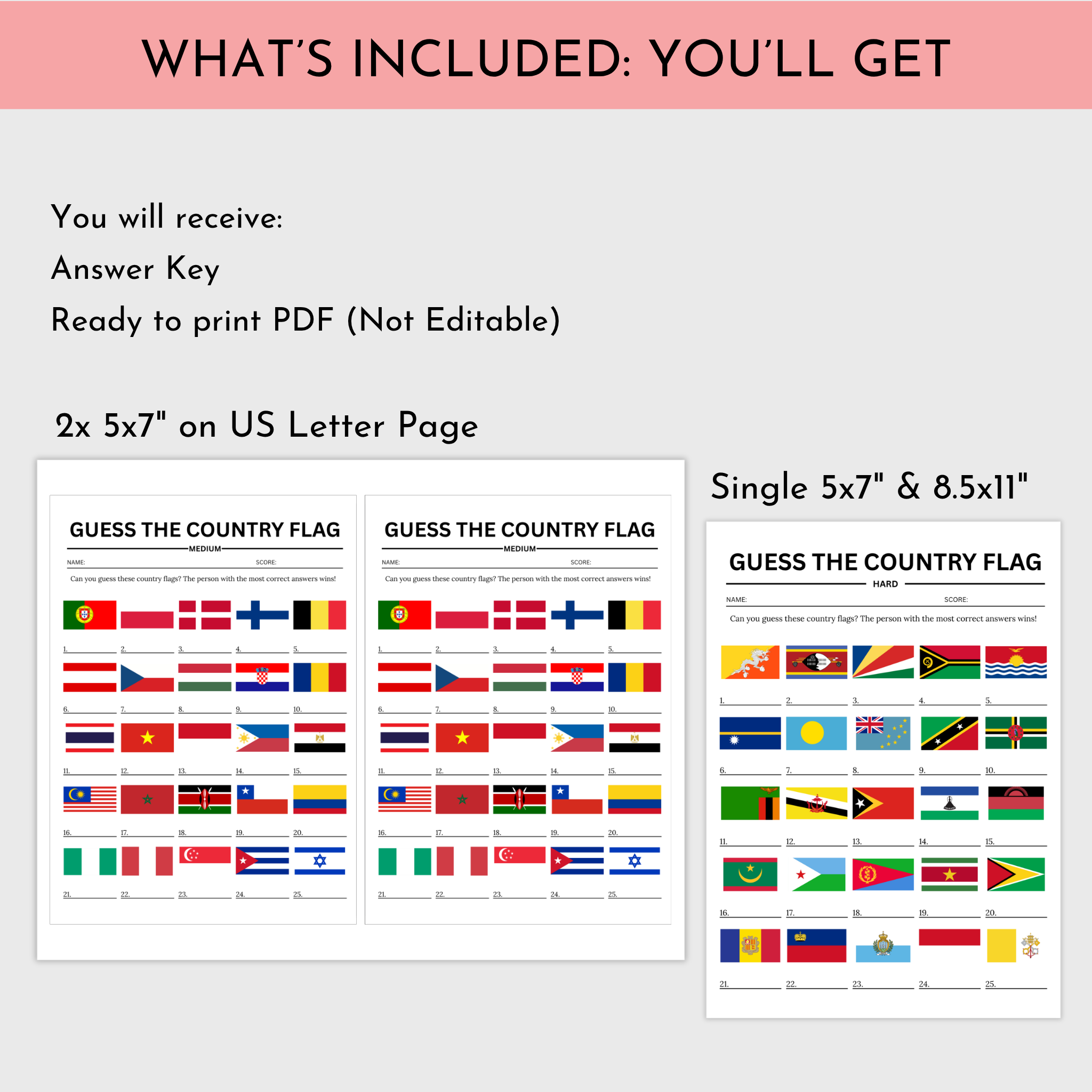 Country Flags Trivia
