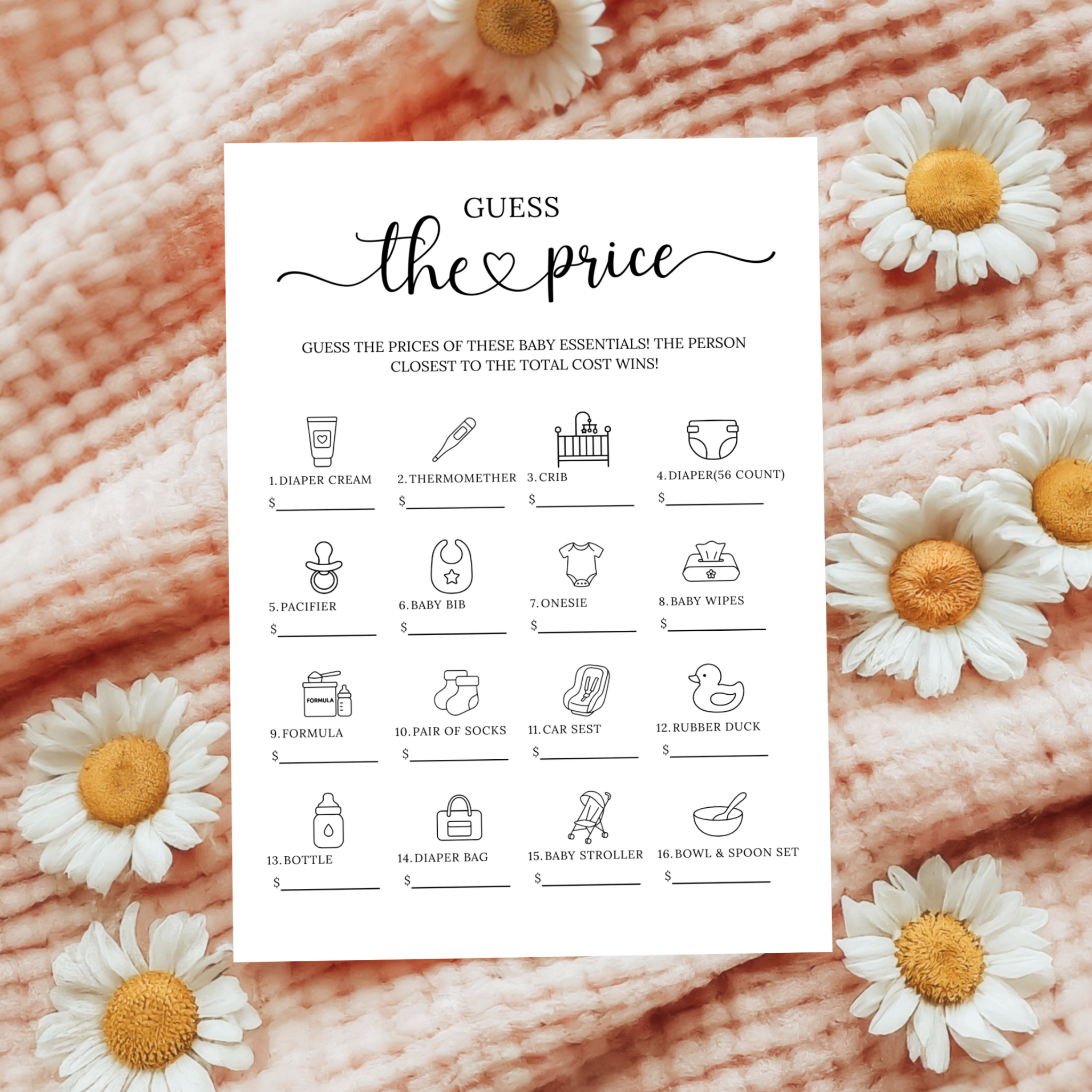 Guess the Price Game