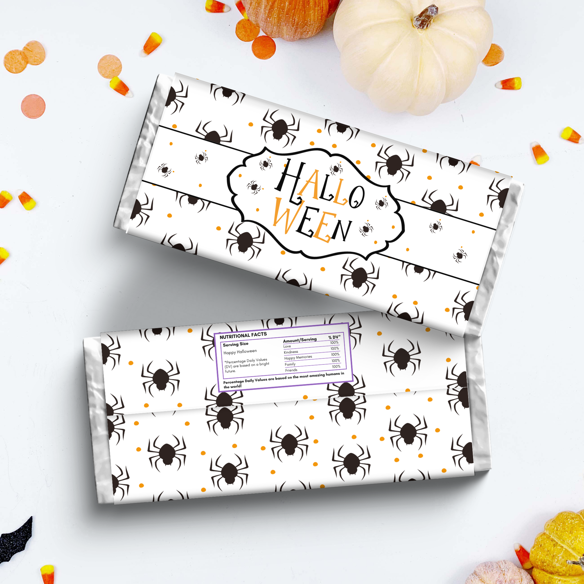 Halloween Chocolate Wrapper | Set of 3