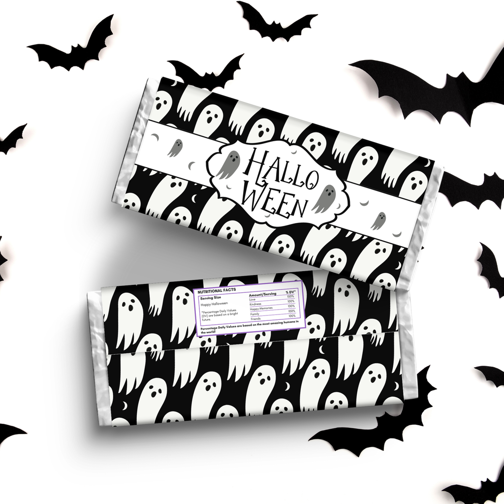 Halloween Chocolate Wrapper Printable 02