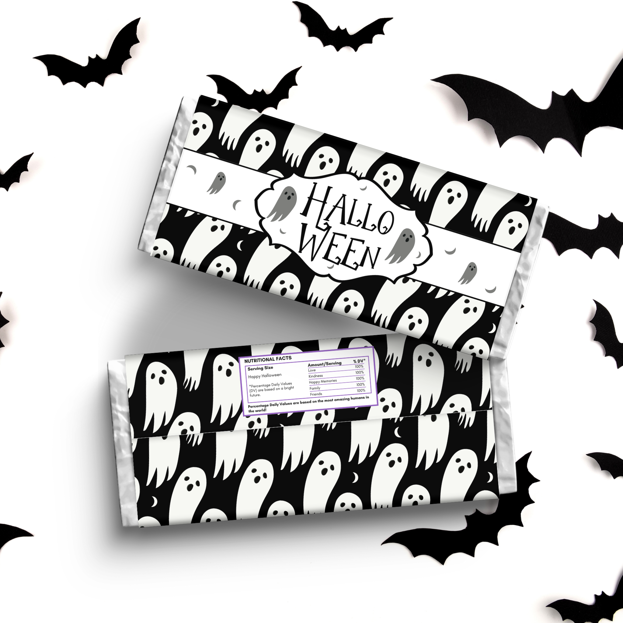 Halloween Chocolate Wrapper Printable 02