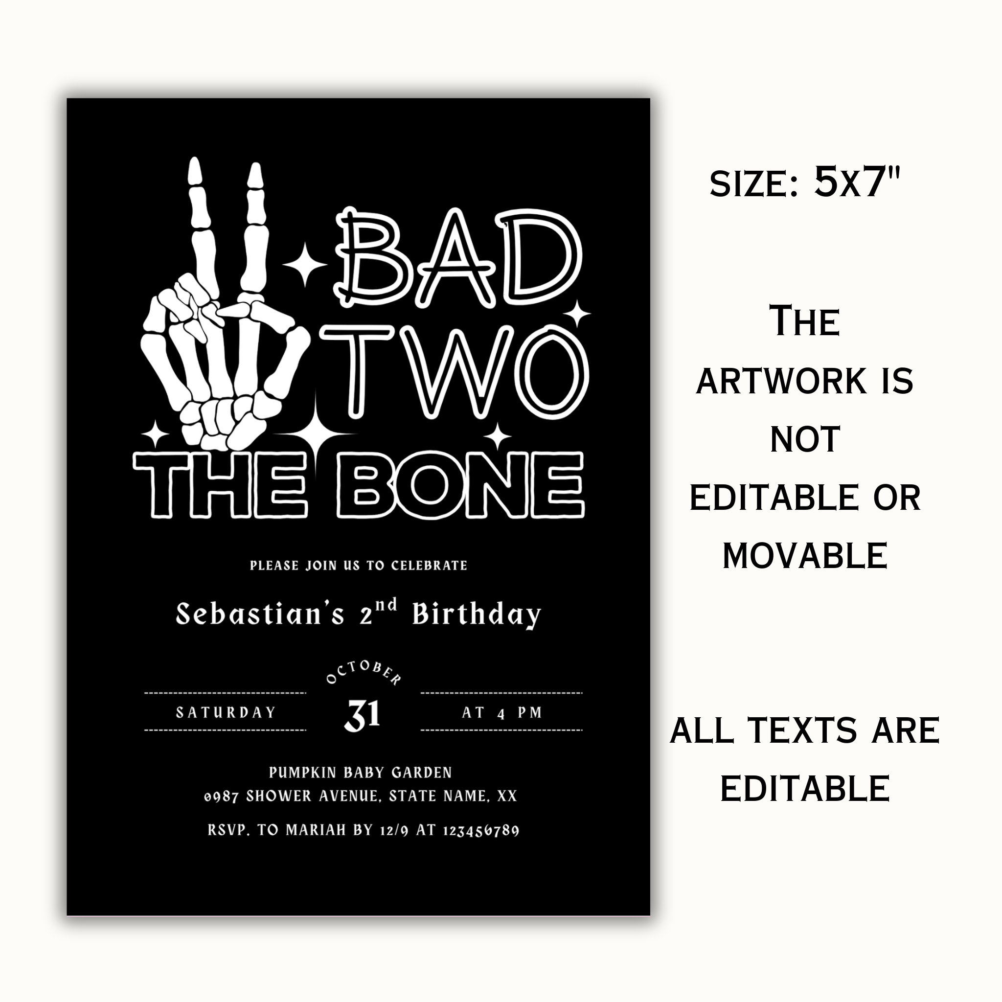 Bad Two the Bone | Black