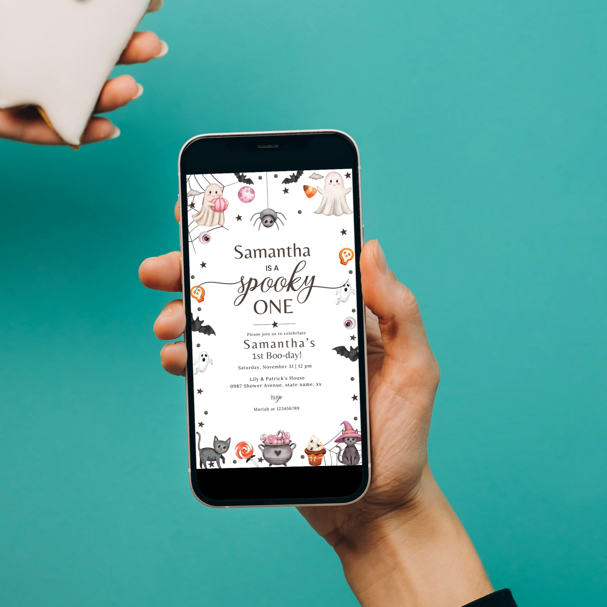 Spooky One Birthday Invitation