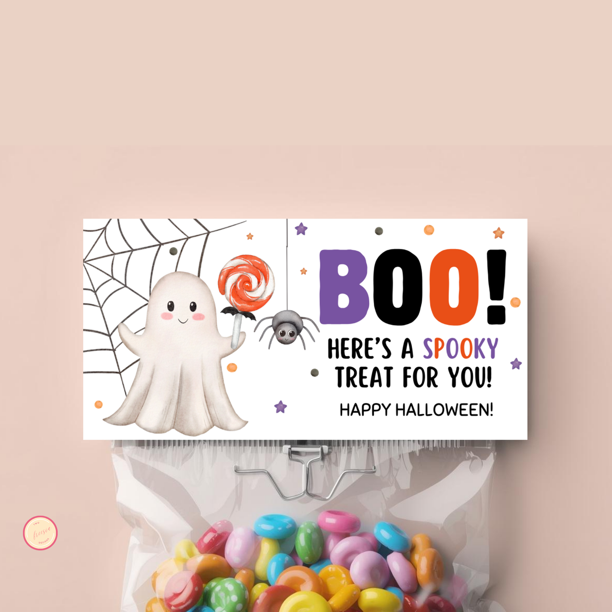 Halloween Boo Bag Topper